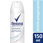Ficha técnica e caractérísticas do produto Desodorante Aerosol Rexona Feminino Sem Perfume 90g