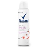 Ficha técnica e caractérísticas do produto Desodorante Aerosol Rexona Flores Brancas e Lichia 150ml - Unilever