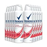 Ficha técnica e caractérísticas do produto Desodorante Aerosol Rexona Frutas Vermelhas 150ml - 10Un