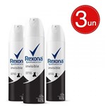 Ficha técnica e caractérísticas do produto Desodorante Aerosol Rexona Invisible Feminino 150ml/90g Leve 3 Pague 2
