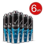 Ficha técnica e caractérísticas do produto Desodorante Aerosol Rexona Masculino Active Dry 150ml 6 Unidades