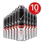 Ficha técnica e caractérísticas do produto Desodorante Aerosol Rexona Men Antibacterial - 10 Unidades