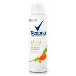 Ficha técnica e caractérísticas do produto Desodorante Aerosol Rexona Pomelo e Verbena Feminino 150 Ml