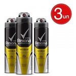 Ficha técnica e caractérísticas do produto Desodorante Aerosol Rexona V8 90g/150ml - 3 Unidades