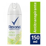 Ficha técnica e caractérísticas do produto Desodorante Aerosol Rexona Women Erva Doce - 150 Ml