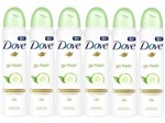 Ficha técnica e caractérísticas do produto Desodorante Aerosol Unissex Dove Go Fresh - 150ml Cada 6 Unidades