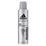 Ficha técnica e caractérísticas do produto Desodorante Aerossol Adidas Invisible Masculino - 150Ml