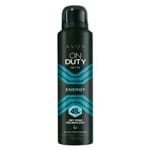 Desodorante Aerossol Antitranspirante On Duty Men Energy - 150ml