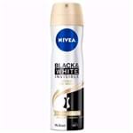 Ficha técnica e caractérísticas do produto Desodorante Aerossol Nivea Black & White Toque de Seda 150ml DES AER NIVEA 150ML- TOQ de SEDA
