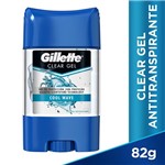 Ficha técnica e caractérísticas do produto Desodorante Antitranspiran Gillette Clear Gel Cool Wave 82g