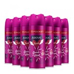 Desodorante Antitranspirante Above Pocket Teen Good Vibes Caixa com 24 Unidades 100Ml/50G