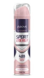 Ficha técnica e caractérísticas do produto Desodorante Antitranspirante Above Women Sport Energy 150ml