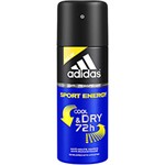 Ficha técnica e caractérísticas do produto Desodorante Antitranspirante Adidas Masculino Aerosol Sport Energy 72h 150 Ml