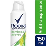 Ficha técnica e caractérísticas do produto Desodorante Antitranspirante Aeroso Rexonal Women Bamboo - 150ml