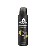Ficha técnica e caractérísticas do produto Desodorante Antitranspirante Aerosol Adidas Masculino Control 72h - 150ml