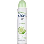 Ficha técnica e caractérísticas do produto Desodorante Antitranspirante Aerosol Dove Go Fresh Pepino e Chá Verde 169ML