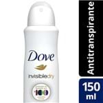 Ficha técnica e caractérísticas do produto Desodorante Antitranspirante Aerosol Dove Invisible Dry 150ml DES AER DOVE FEM 89G INVISIBLE DRY