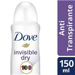 Desodorante Antitranspirante Aerosol Dove Invisible Dry 150ml