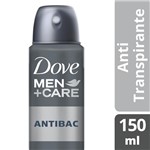 Ficha técnica e caractérísticas do produto Desodorante Antitranspirante Aerosol Dove Men + Care Antibac 150ml