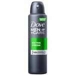 Ficha técnica e caractérísticas do produto Desodorante Antitranspirante Aerosol Dove Men+Care Extra Fresh 89G