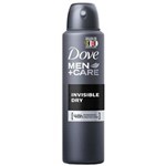 Ficha técnica e caractérísticas do produto Desodorante Antitranspirante Aerosol Dove MEN+CARE Invisible Dry - 151ml