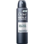 Ficha técnica e caractérísticas do produto Desodorante Antitranspirante Aerosol Dove Men+Care Sem Perfume 150ml