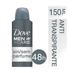 Ficha técnica e caractérísticas do produto Desodorante Antitranspirante Aerosol Dove MEN+CARE Sem Perfume - 150ml