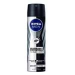 Ficha técnica e caractérísticas do produto Desodorante Antitranspirante Aerosol Nivea Invisible For Black & White Nivea Men 150ml