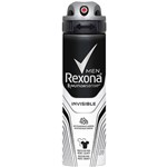 Ficha técnica e caractérísticas do produto Desodorante Antitranspirante Aerosol Rexona Men Invisible 150ml