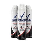 Ficha técnica e caractérísticas do produto Desodorante Antitranspirante Aerosol Rexona Women Antibacterial+invisible 150ml 3und