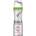 Ficha técnica e caractérísticas do produto Desodorante Antitranspirante Aerosol Rexona Women Antibacterial Protection Comprimido 85ml