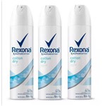 Ficha técnica e caractérísticas do produto Desodorante Antitranspirante Aerosol Rexona Women Cotton 150ml 3und