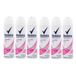 Ficha técnica e caractérísticas do produto Desodorante Antitranspirante Aerosol Rexona Women Powder 150ml 6und