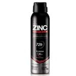 Ficha técnica e caractérísticas do produto Desodorante Antitranspirante Aerossol Zinc Antibac 150 Ml