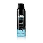 Ficha técnica e caractérísticas do produto Desodorante Antitranspirante Aerossol Zinc Extra Fresh 150 Ml
