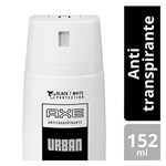 Ficha técnica e caractérísticas do produto Desodorante Antitranspirante Axe Urban Anti-Manchas Aerosol 152ml