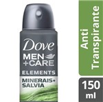 Ficha técnica e caractérísticas do produto Desodorante Antitranspirante Dove Men Minerais + Sálvia Aerosol