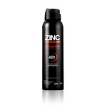 Ficha técnica e caractérísticas do produto Desodorante Antitranspirante Masculino Aerossol ZINC Sporte, 150ml/90g - Jequiti
