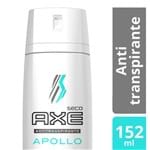 Ficha técnica e caractérísticas do produto Desodorante Antitranspirante Masculino Axe Apollo Seco com 152ml
