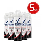 Ficha técnica e caractérísticas do produto Desodorante Antitranspirante Rexona Antibacterial + Invisible 150ml - 5 Unidades