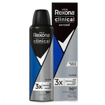 Ficha técnica e caractérísticas do produto Desodorante Antitranspirante Rexona Men Clinical Clean