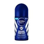 Ficha técnica e caractérísticas do produto Desodorante Antitranspirante Roll On Nivea Men Original Protect 50ml