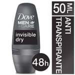 Ficha técnica e caractérísticas do produto Desodorante Antitranspirante Rollon Dove Men Invisible Dry 50ml