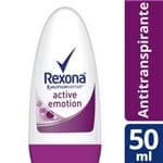 Ficha técnica e caractérísticas do produto Desodorante Antitranspirante Rollon Rexona Active Emotion 50ml