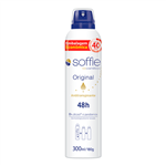 Ficha técnica e caractérísticas do produto Desodorante Antitranspirante Soffie Original 48h com Fragrância - 300ml - Soffie
