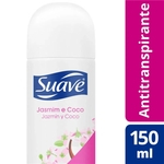 Ficha técnica e caractérísticas do produto Desodorante Antitranspirante Suave Jasmin e Coco 150ml