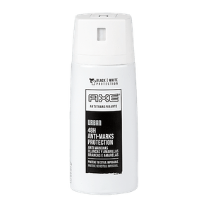 Ficha técnica e caractérísticas do produto Desodorante Axe Urban Black - White 48h 152ml/89g (aerosol)
