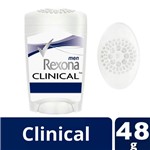 Ficha técnica e caractérísticas do produto Desodorante Creme Antitranspirante Rexona Men Cinical - 48g