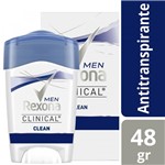 Ficha técnica e caractérísticas do produto Desodorante Creme Rexona Masculino Clinical 48g