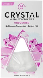 Desodorante Crystal Pedra Unissex Sem Cheiro 140g